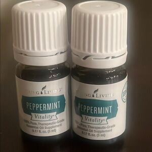 Young Living Peppermint oil two pack